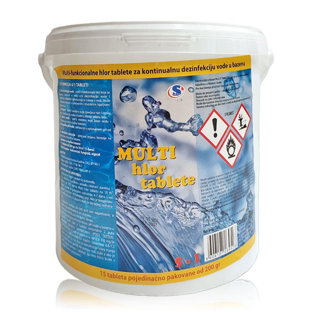 SANI-HEM Tablete za dezinfekciju vode Multifunkcionalne, 5u1, 1kg