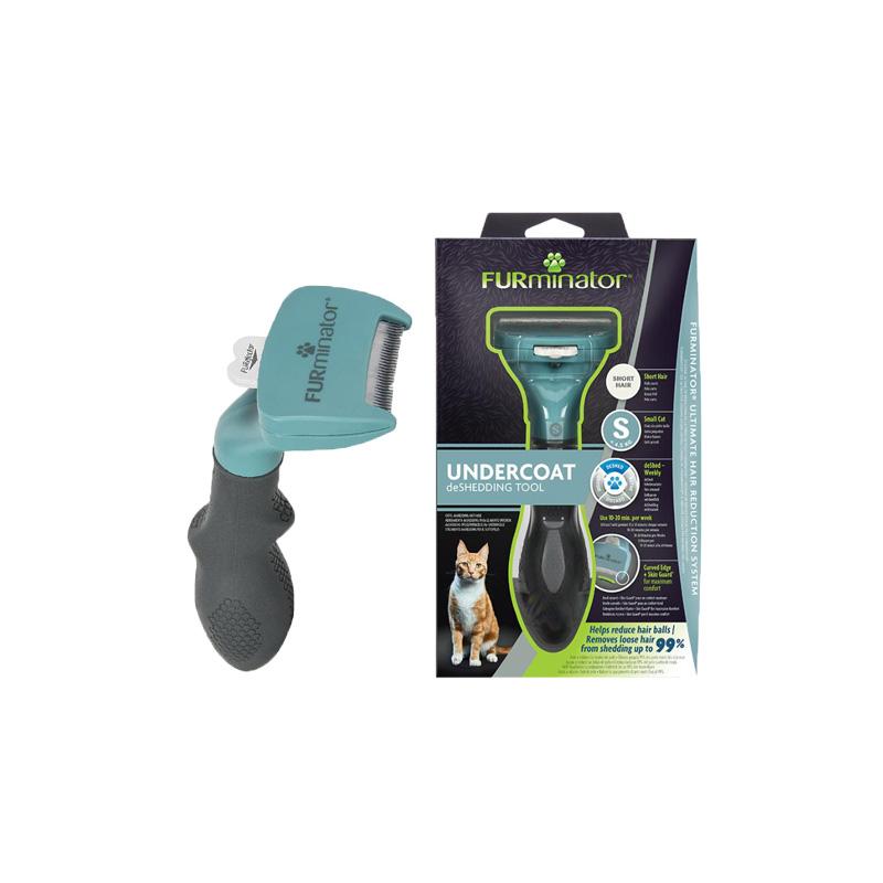 FURMINATOR Alat za kratkodlake mačke do 4.5 kg, Plavi