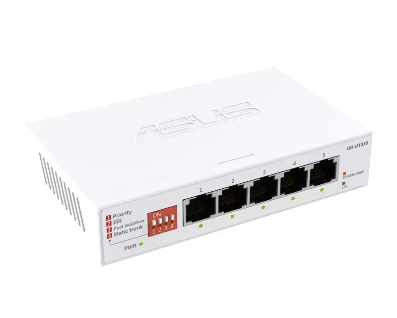 Asus Switch QG-U1050, 5-portni, Beli
