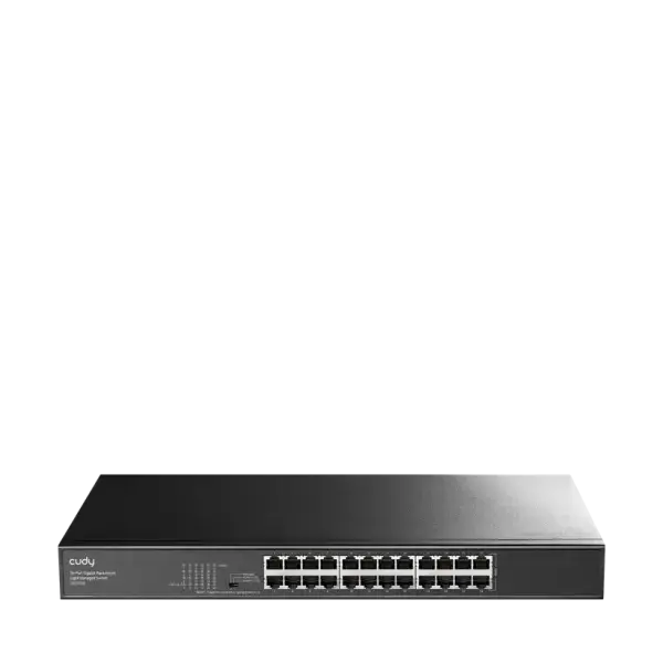 Cudy Switch GS1024E, 24-port 10/100/1000, Rackmount Light Managed