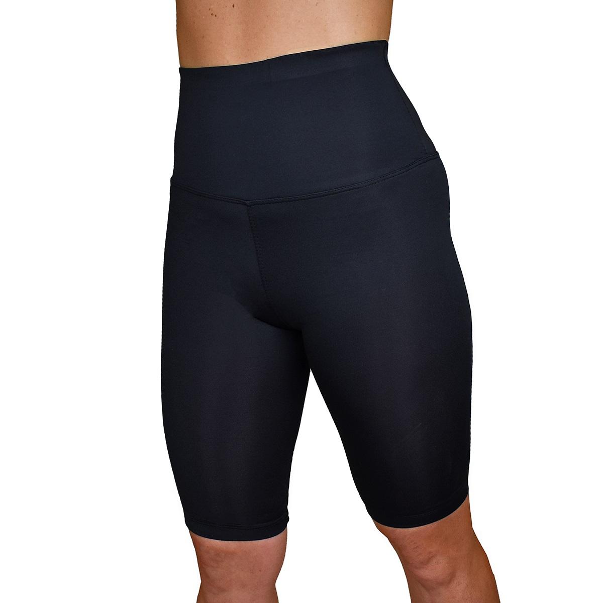 Ženski šorc sa dubokim pojasom Break Limit MB, Crni