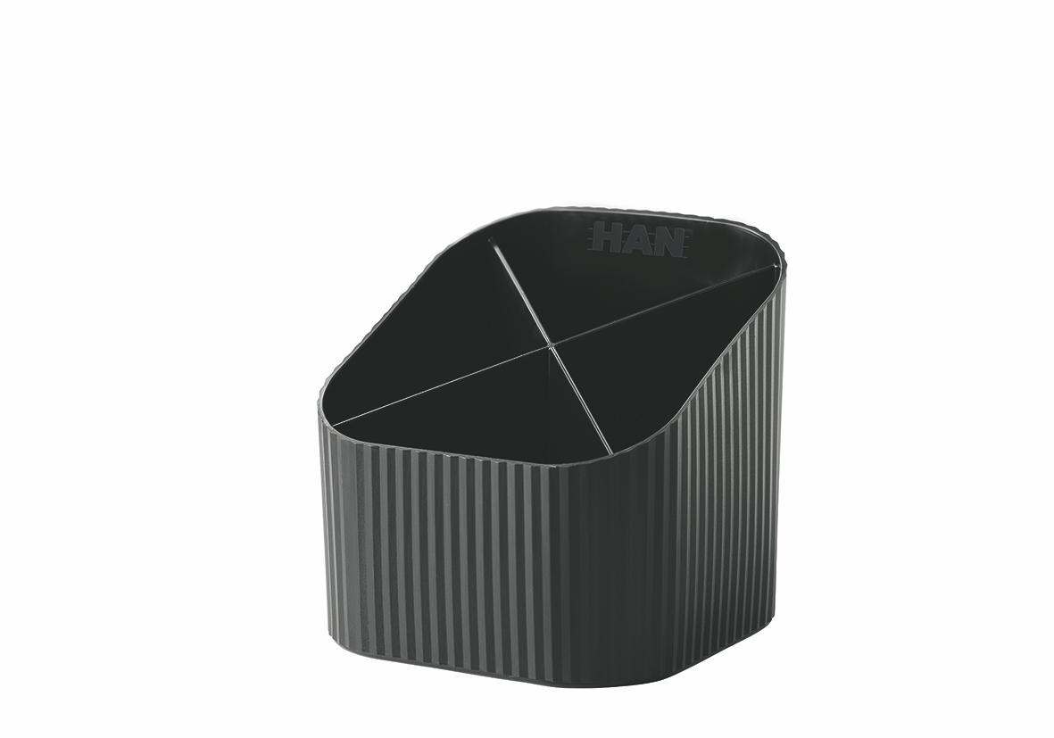 Han Stalak za olovke Re-X-Loop, Crna