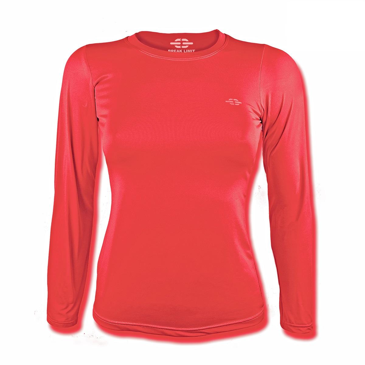 Ženska majica dugih rukava Break Limit MB, Kajsija