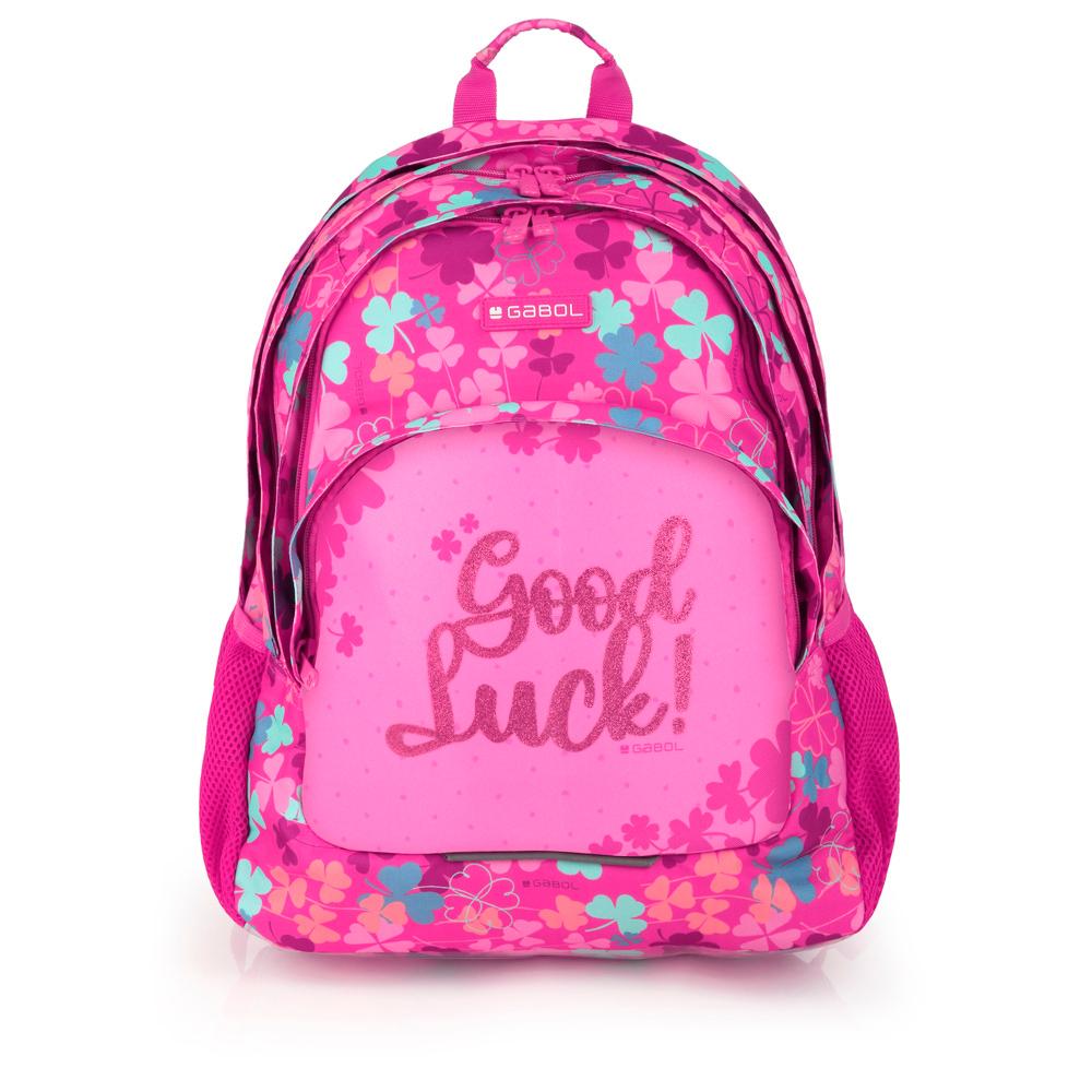 Gabol Školski ranac Clover, Ergonomski, 32x44x18cm, 21l, 0.56 kg, Roze