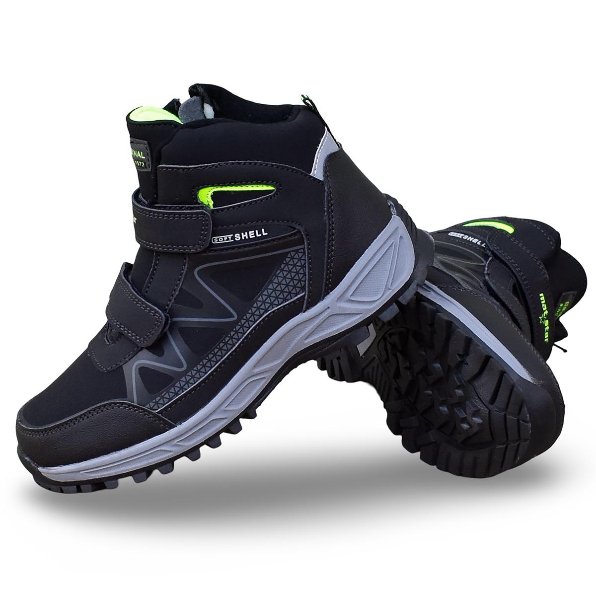 Dečje čizme Mat Star 194030, Crno - Zelene