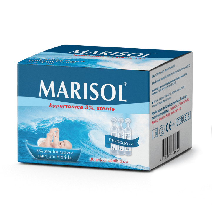 Marisol Sterilni rastvor natrijum hlorida 3%, 4ml, 30 ampula