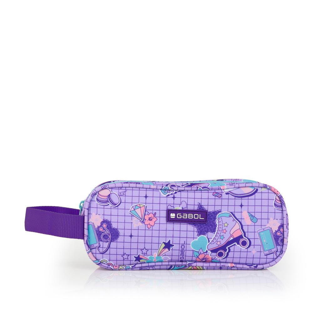 Gabol Pernica Funny sa tri odeljka 22x9x9cm, 1.8l, 0.1 kg, Ljubičasta