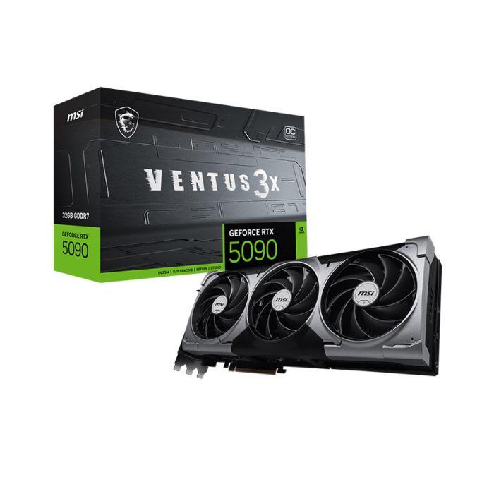 MSI Grafička kartica GeForce RTX 5090 VENTUS 3X, 32GB, 512-bit
