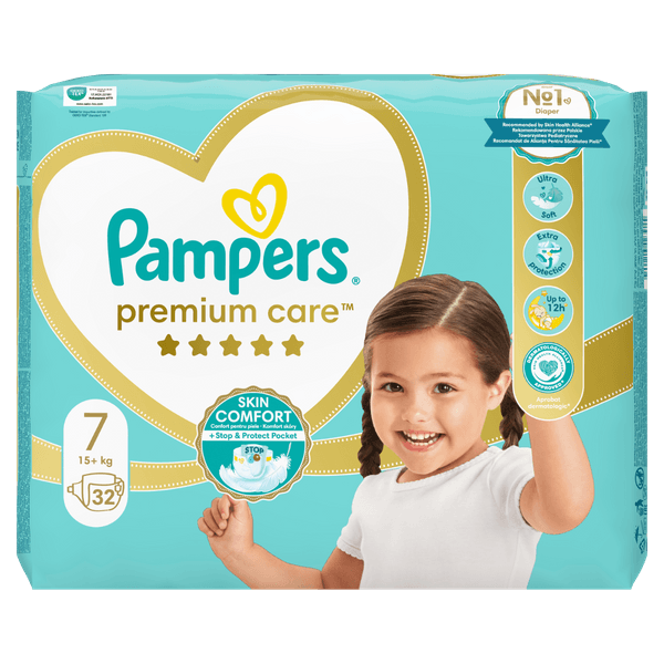 Pampers Pelene Premium Care 7, 15+kg, 32/1