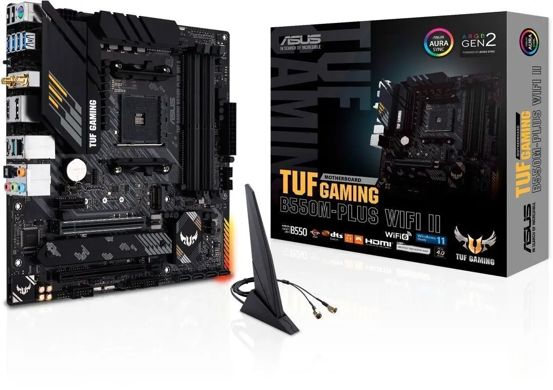 Asus Matična ploča TUF GAMING B550M-PLUS WIFI, AMD Ryzen, UEFI AMI, AMD B550, Micro-ATX