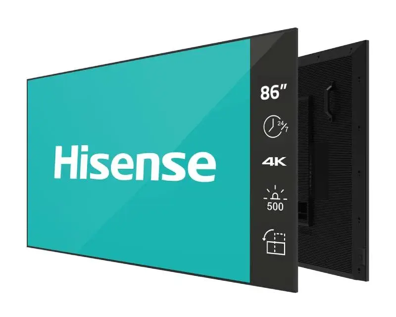 HISENSE Interactive display 86DM66D, 86", 4K UHD, 500 nita, Crni