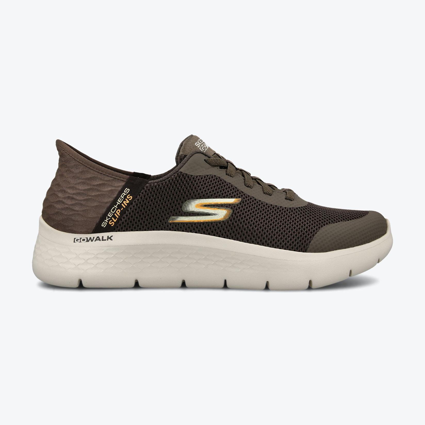 Skechers Muške patike Slip-ins go walk flex hands up, Braon