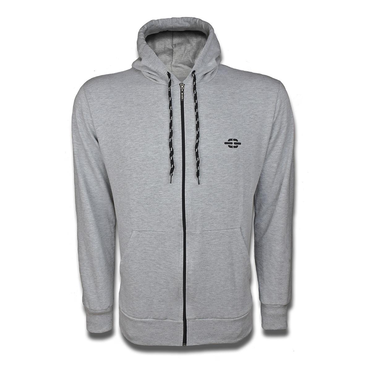 Muški duks sa kapuljačom Break Limit M4,  Sivi