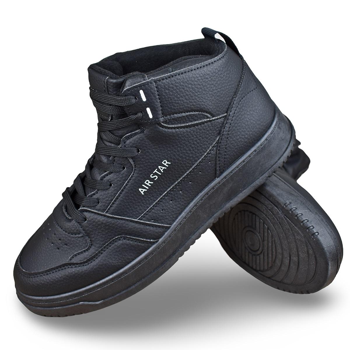 Muške duboke patike Mat Star 164222, Crne