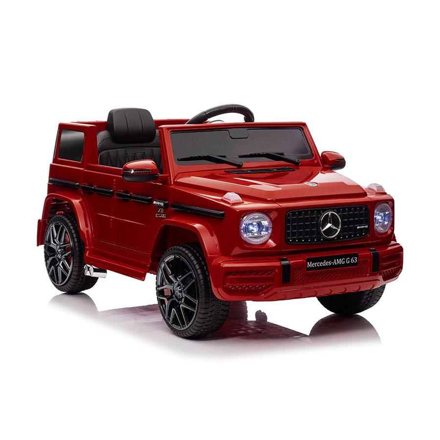 Eurobajk Automobil na akumulator za decu Mercedes AMG G63L, Crveni