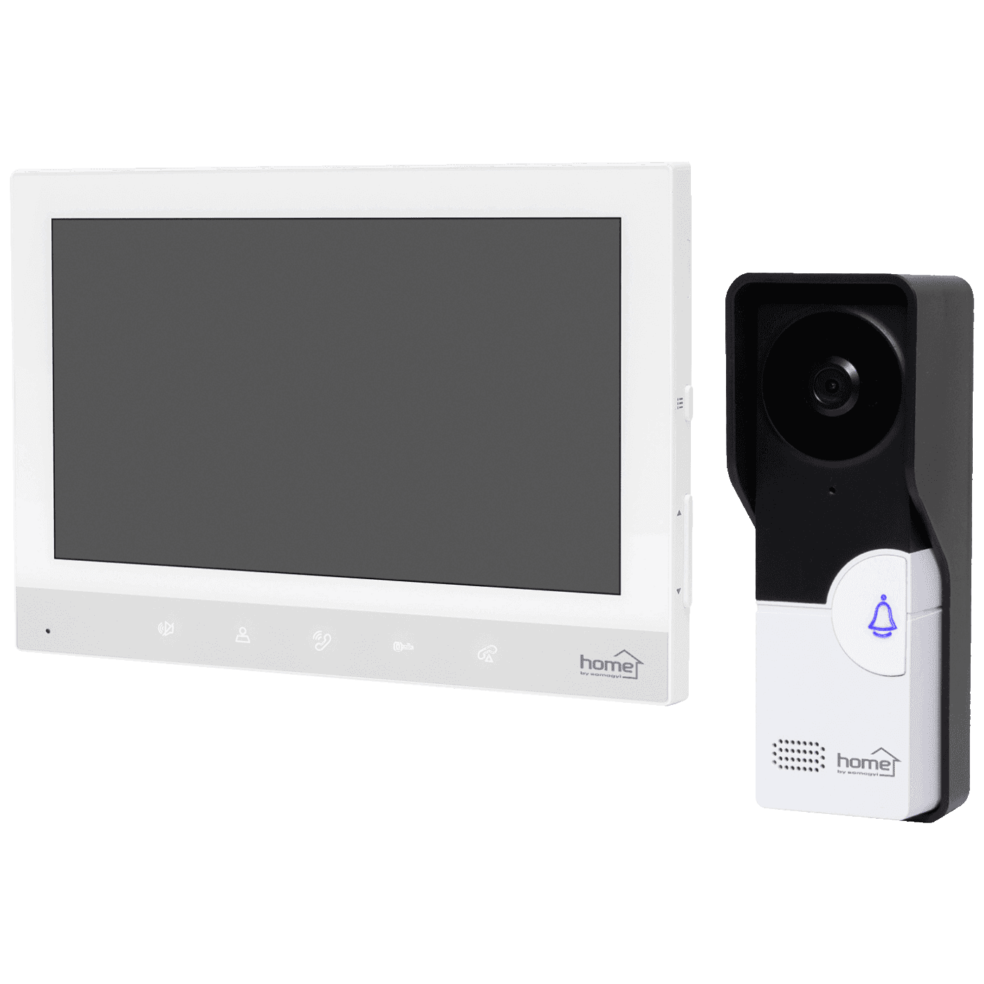 Kućni žičani video interfon DPV260, 7", LCD ekran, Elektronsko otvaranje vrata, Bela