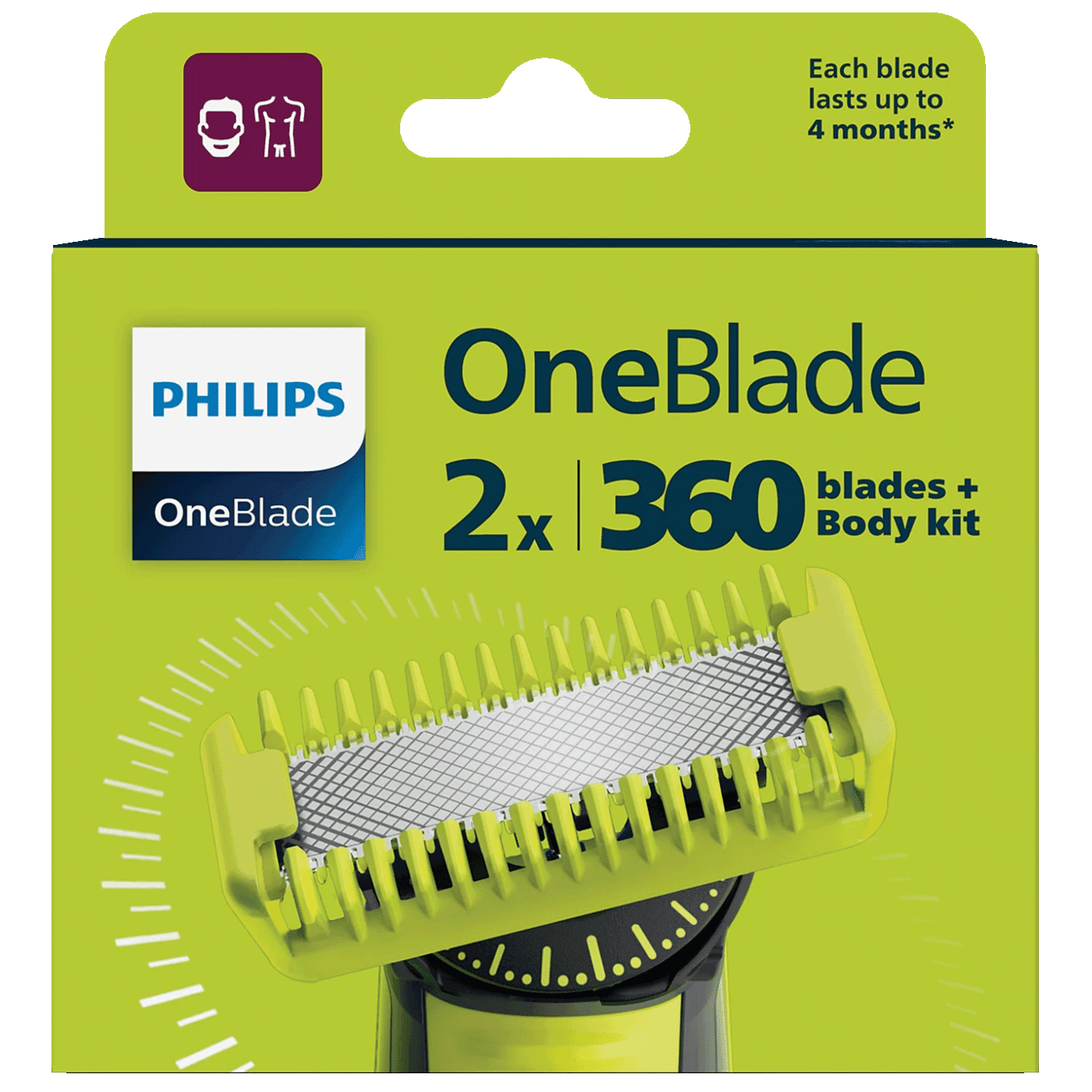Philips OneBlade sečiva za briјanje, 2 komada