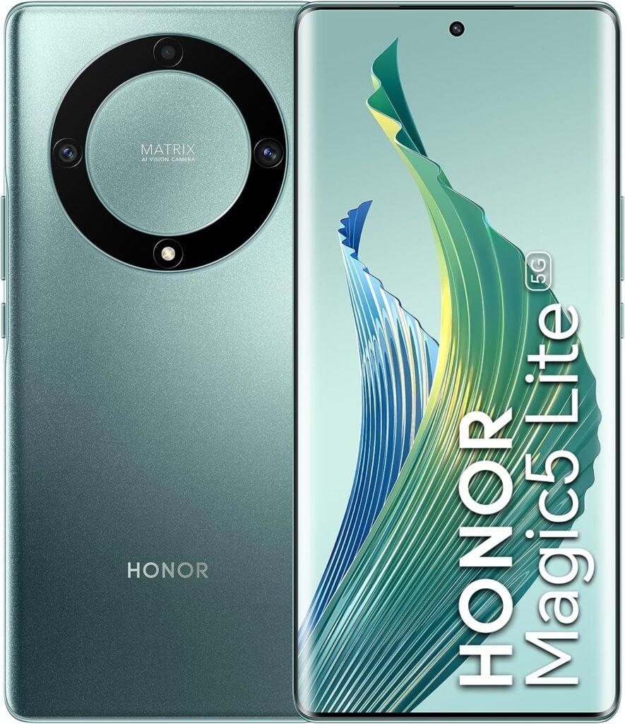 Honor Refabrikovani mobilni telefon Magic 5 Lite, 6.67", 5 MP, 16 MP, 8/256GB, 5G, Grade-C, Emerald Green