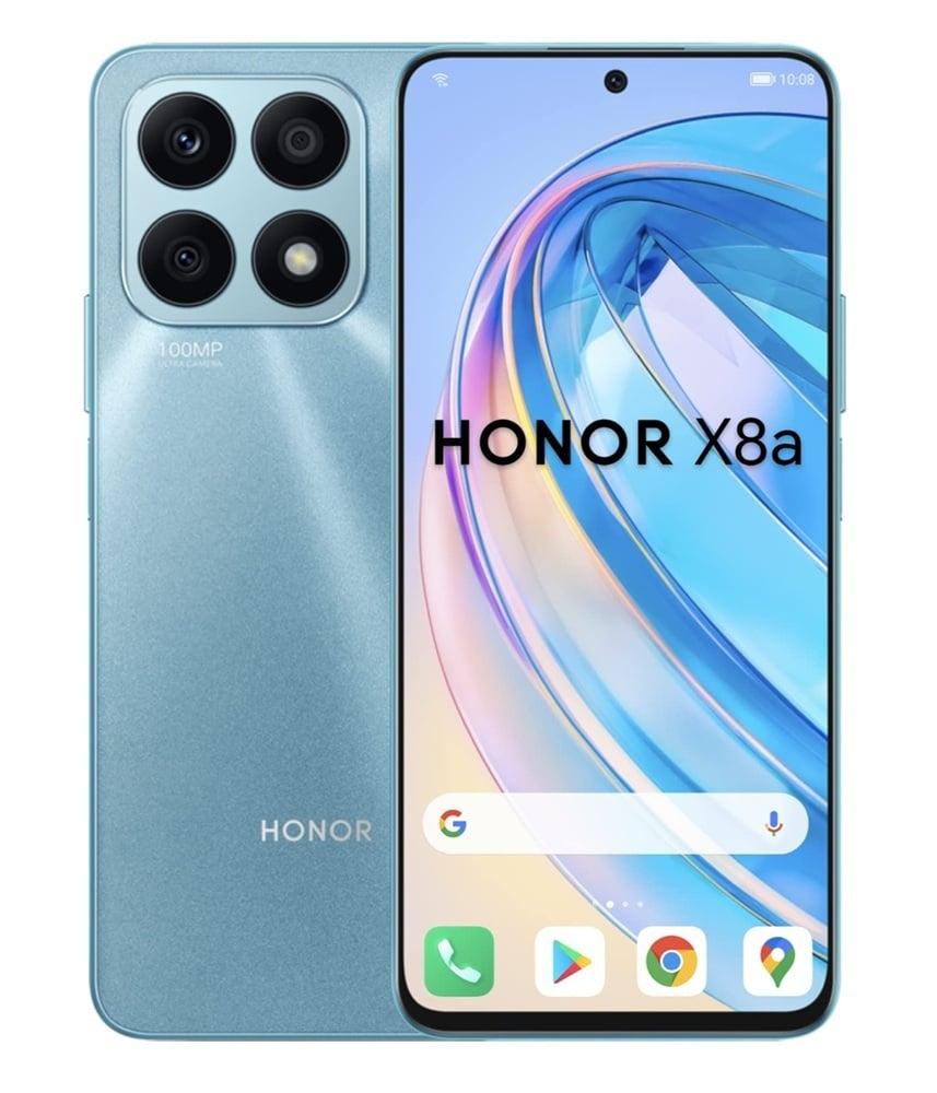 Honor Refabrikovani mobilni telefon x8a 4G, 6.7", 100 MP, 16 MP, 6/128GB,Grade-B, Cyan Lake