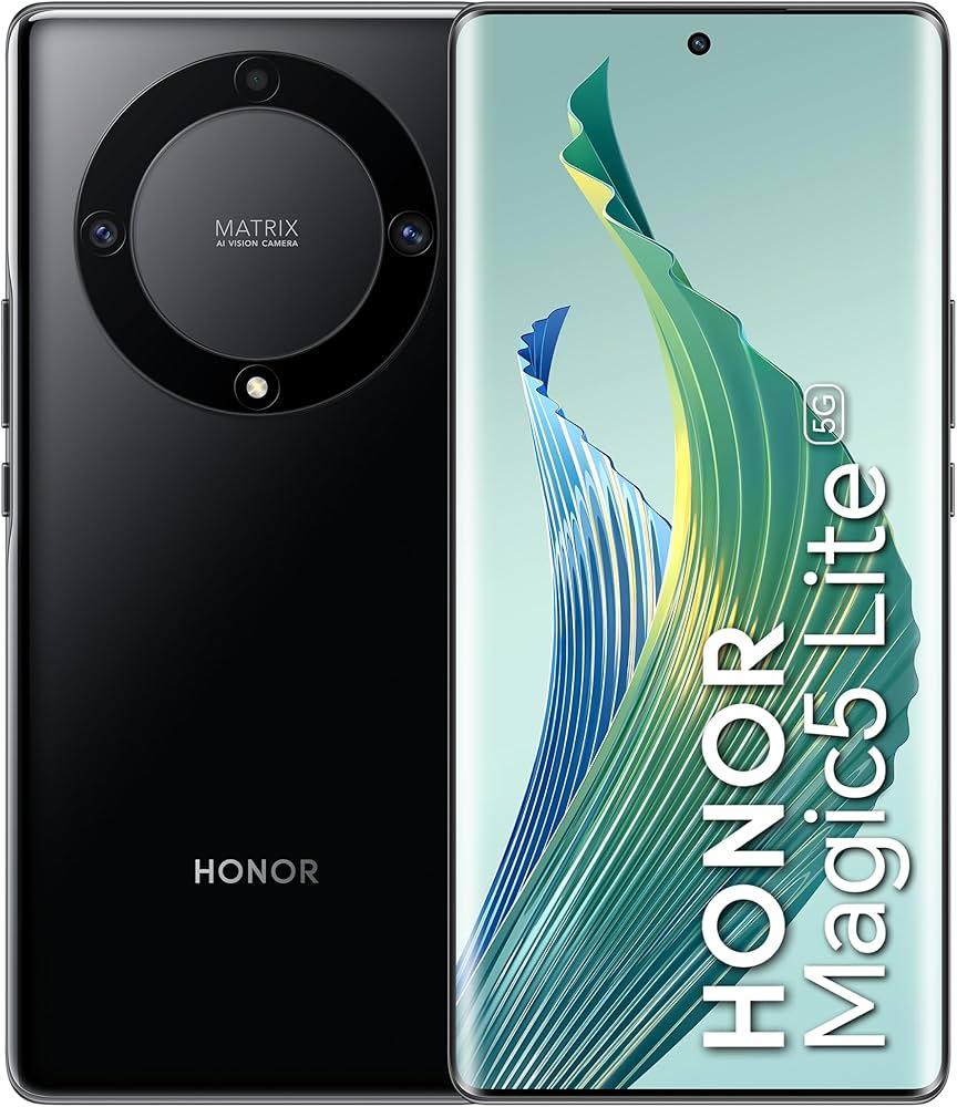 Honor Refabrikovani mobilni telefon Magic 5 Lite 5G, 6.67", 64 MP, 16 MP, 8/256GB, Grade-C, Midnight Black