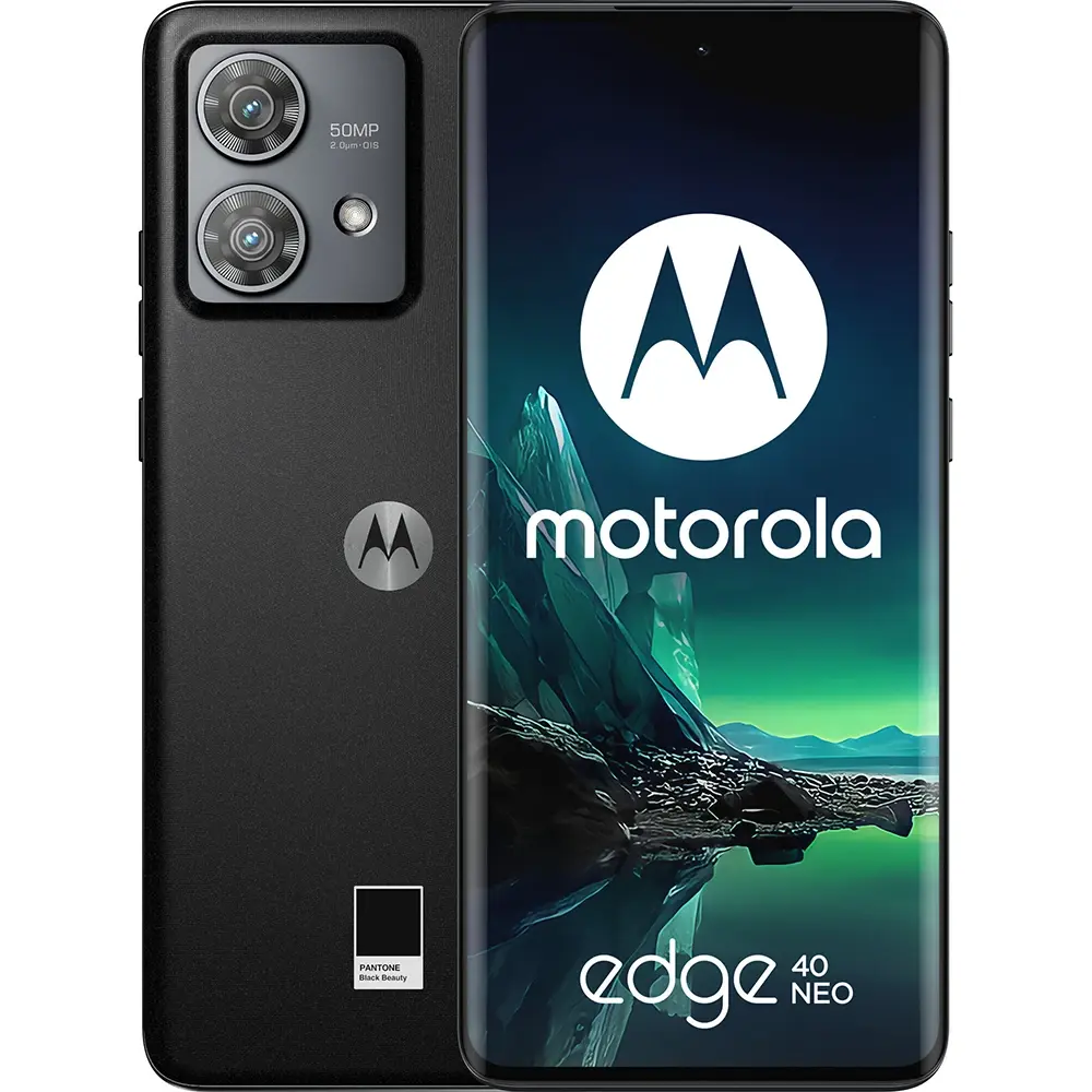 Motorola Refabrikovani mobilni telefon Edge 40 Neo 5G, 6.28", 50 MP, 16 MP, 12/256GB, Grade-B, Black Beauty