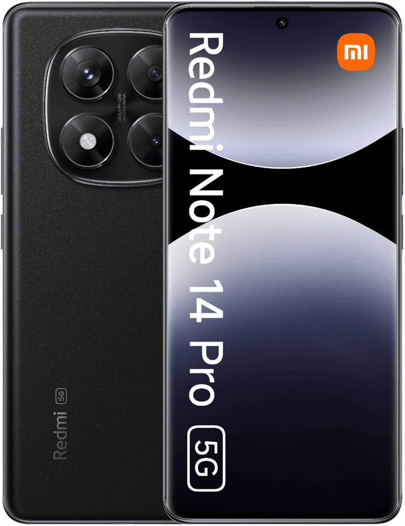 Xiaomi Refabrikovani mobilni telefon Redmi Note 14 Pro 4G, 6.67", 200 MP, 20 MP, 8/256GB, Grade-A, Midnight Black