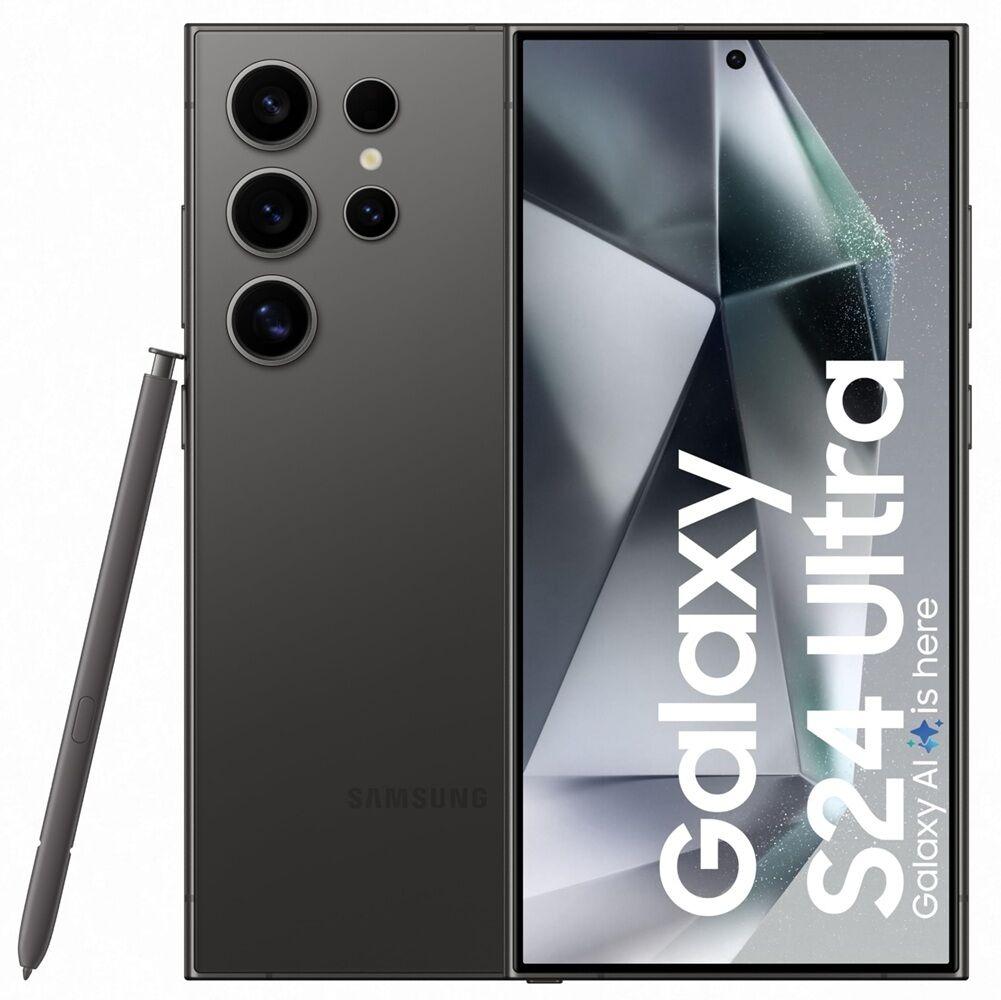 Samsung Refabrikovani mobilni telefon Galaxy S24 Ultra, 6.8", 200 MP, 12 MP, 12/256GB, Grade-C, Titanium Black