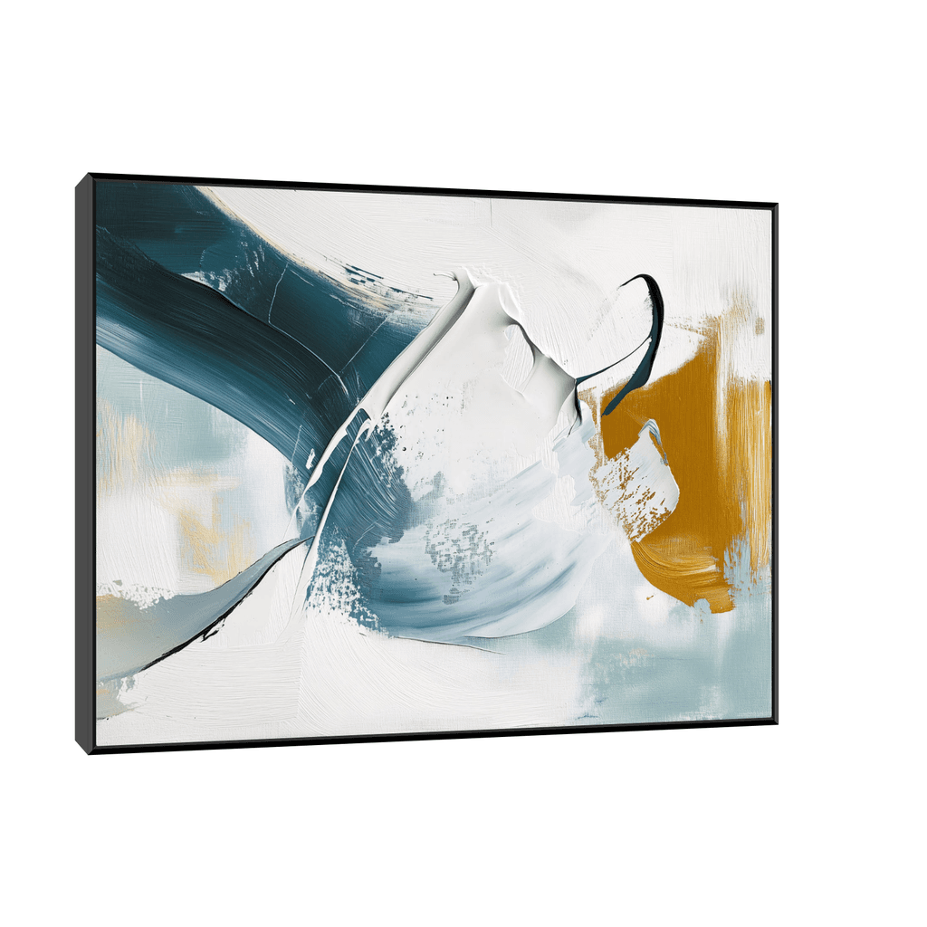 Canvas Slika na platnu Dinamika II, 100x75cm, Sa ramom, Crni