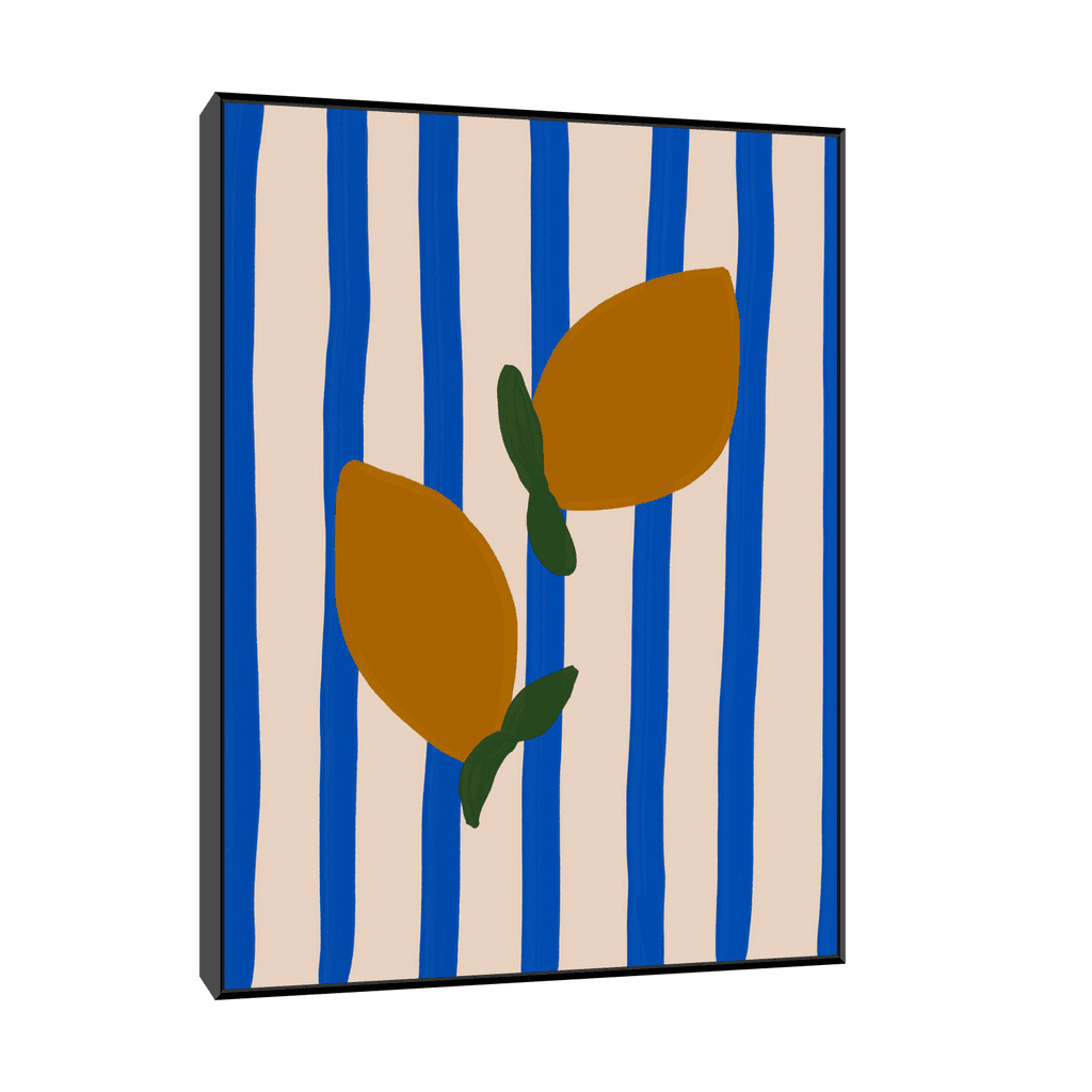 Canvas Slika na platnu Voće, 75x100cm, Sa ramom, Crni