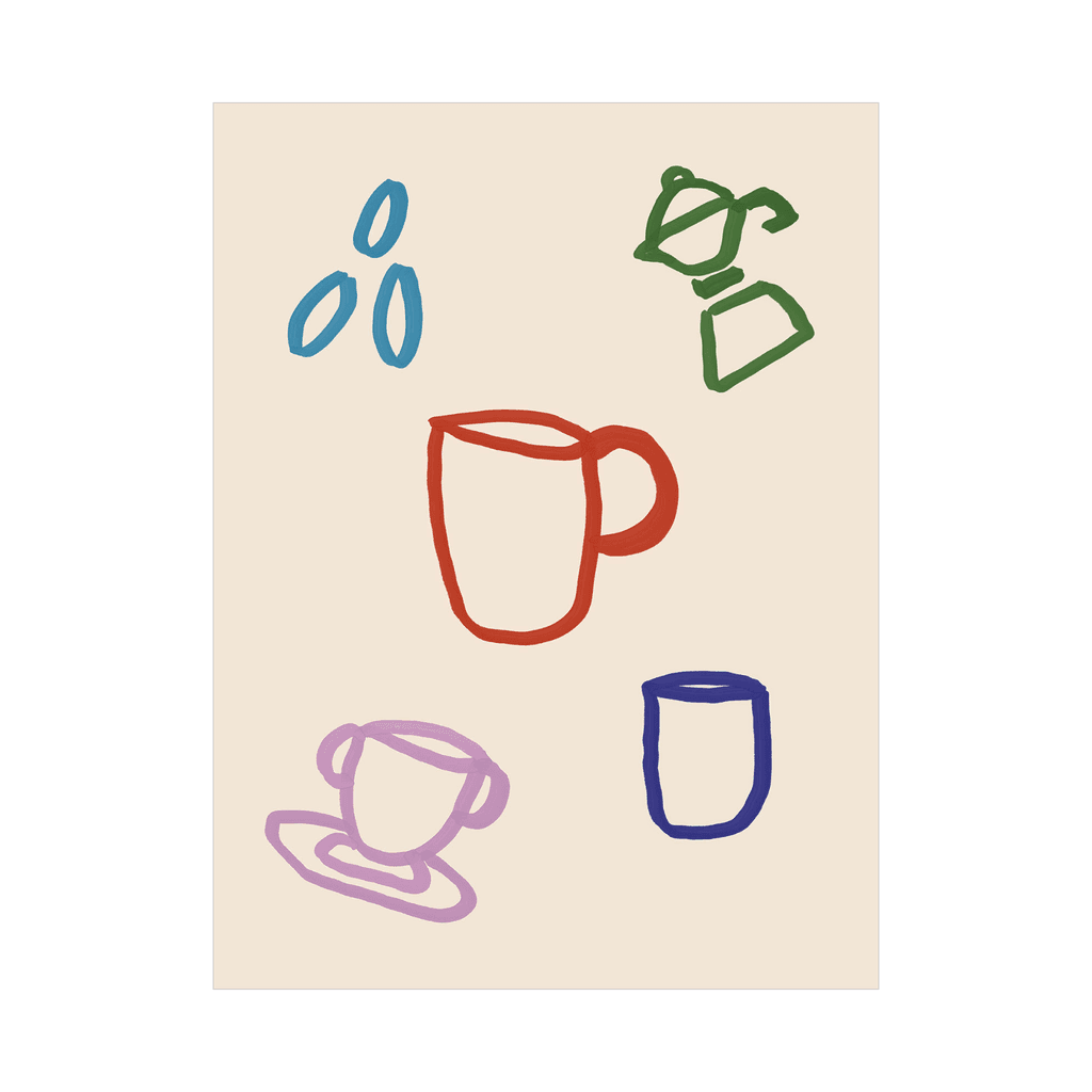 Canvas Slika na platnu Coffee time, 90x120cm