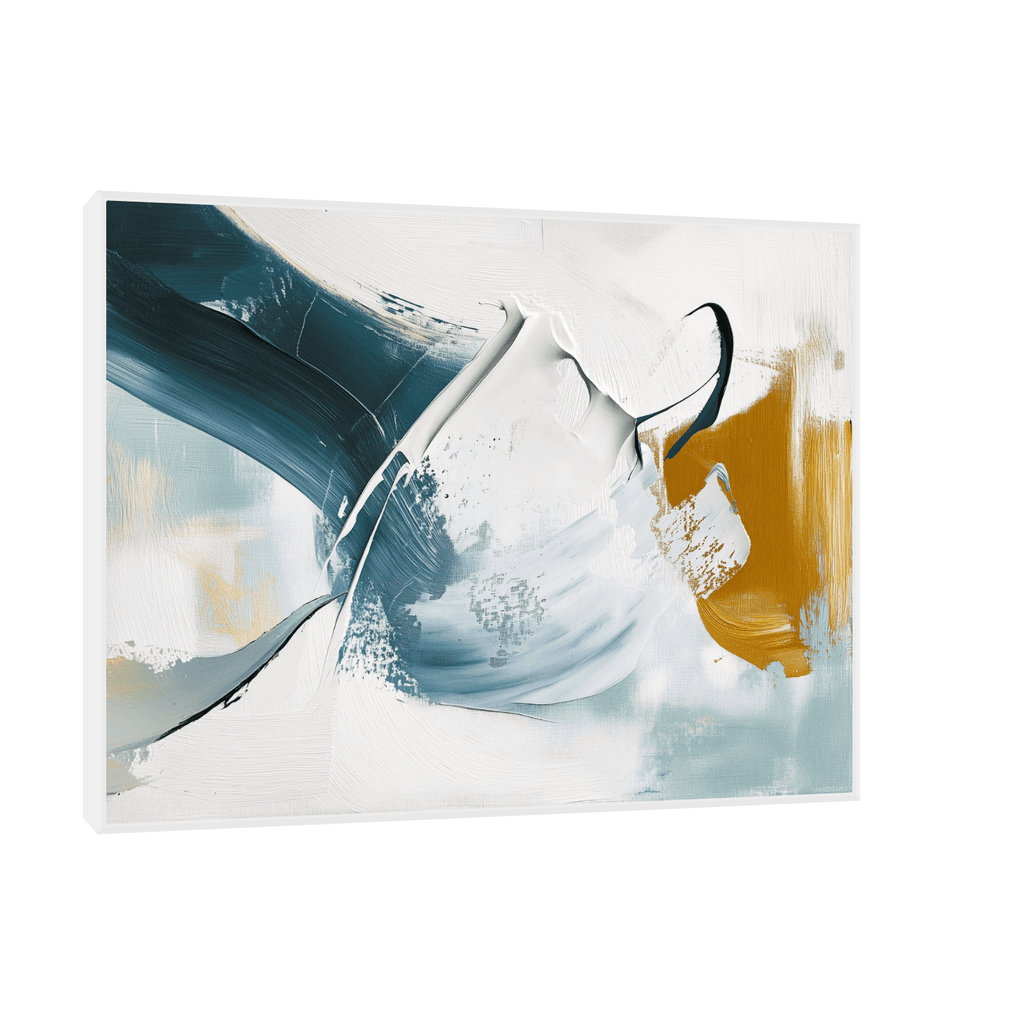 Canvas Slika na platnu Dinamika II, 120x90cm, Sa ramom, Beli