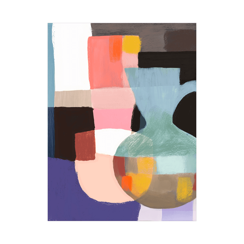 Canvas Slika na platnu Vaza na stolu, 45x60cm