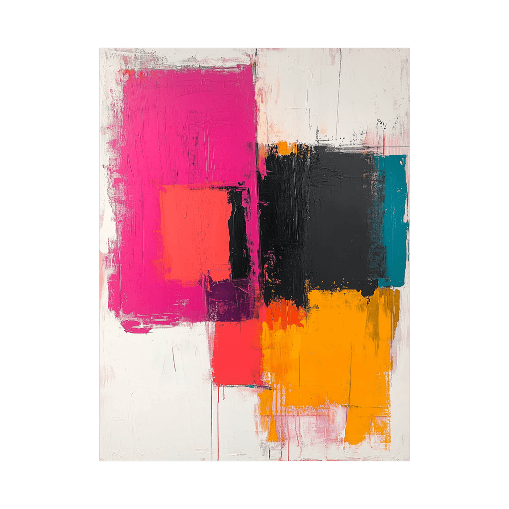 Canvas Slika na platnu Koloritna geometrija, 60x80cm