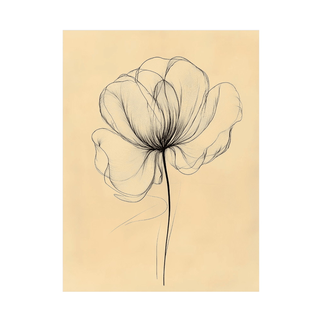 Canvas Slika na platnu Cvet, 45x60cm