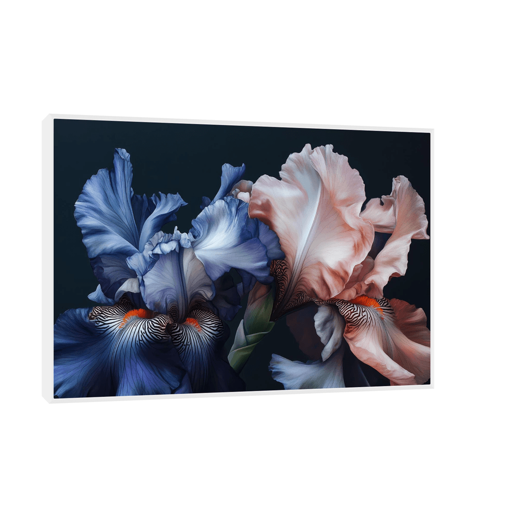 Canvas Slika na platnu Iris, 90x60cm, Sa ramom, Beli