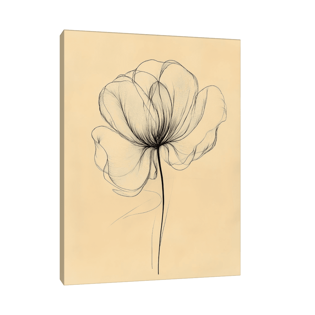 Canvas Slika na platnu Cvet, Bez rama, 75x100cm