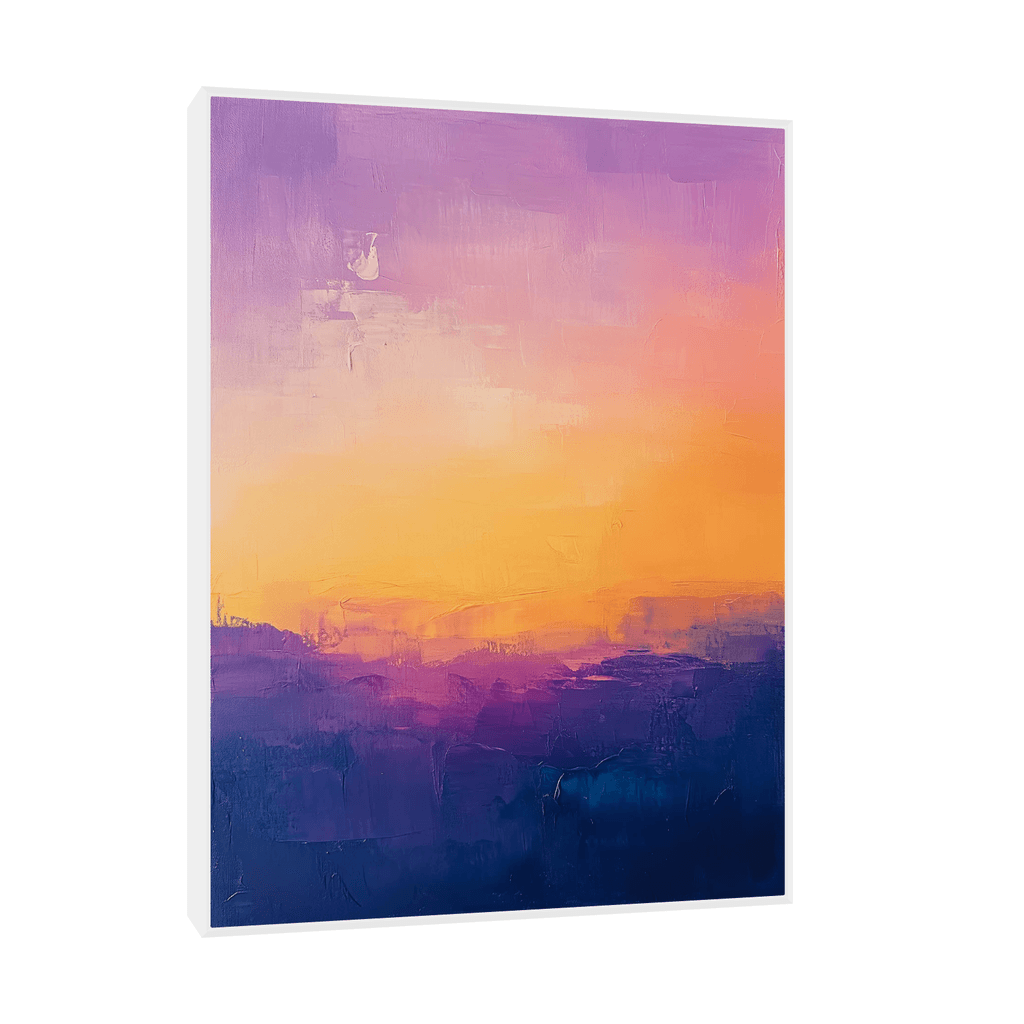 Canvas Slika na platnu Zalazak, 30x40cm, Sa ramom, Beli