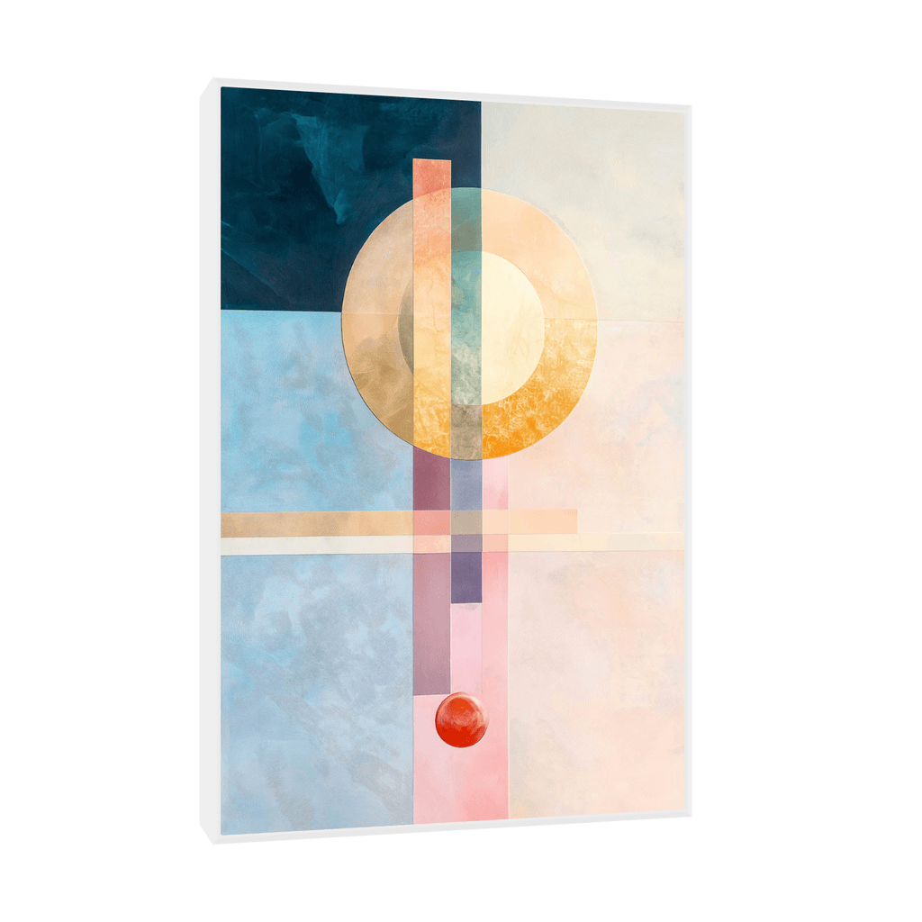 Canvas Slika na platnu Grad II, 30x45cm, Sa ramom, Beli