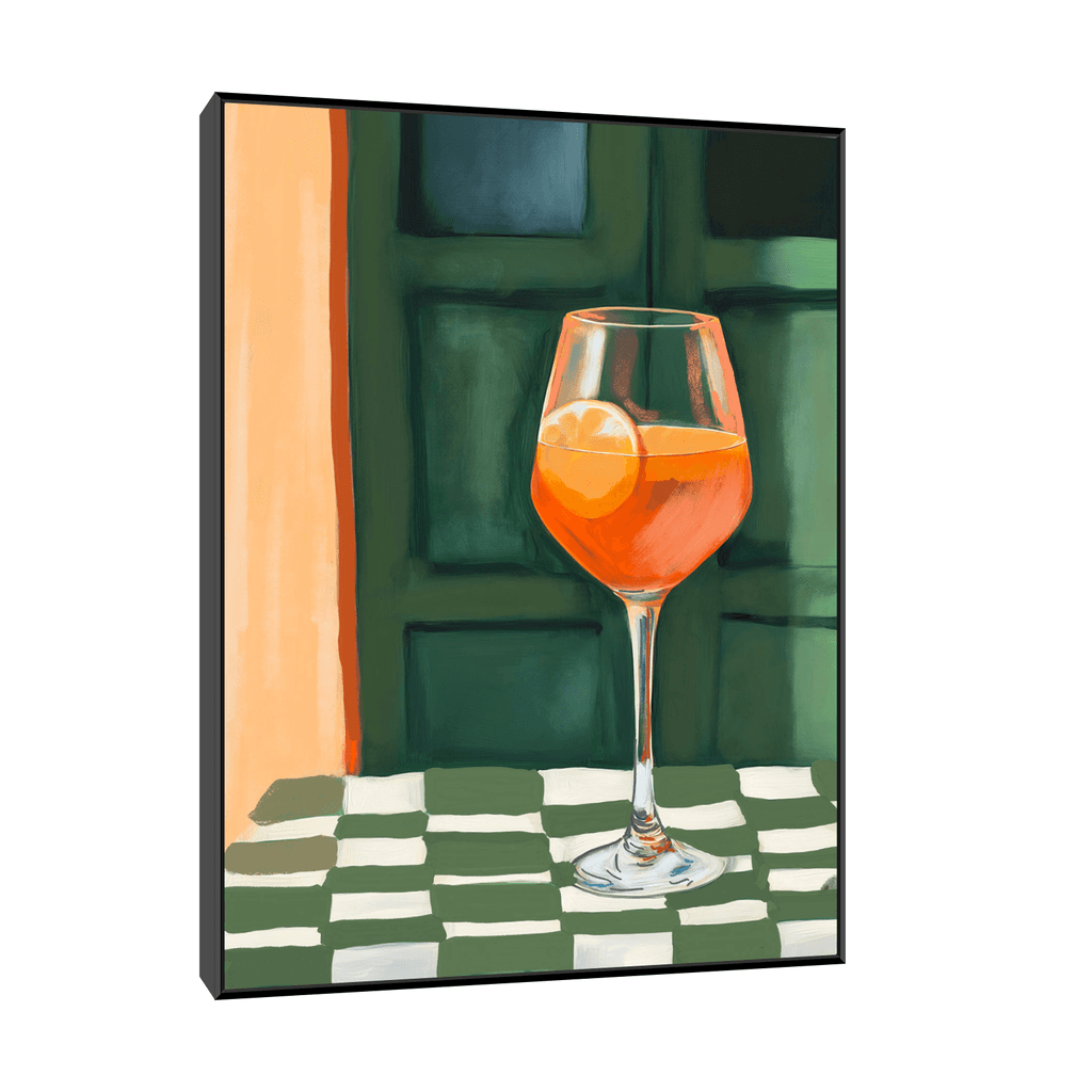 Canvas Slika na platnu Cocktail time, 80x120cm, Sa ramom, Crni