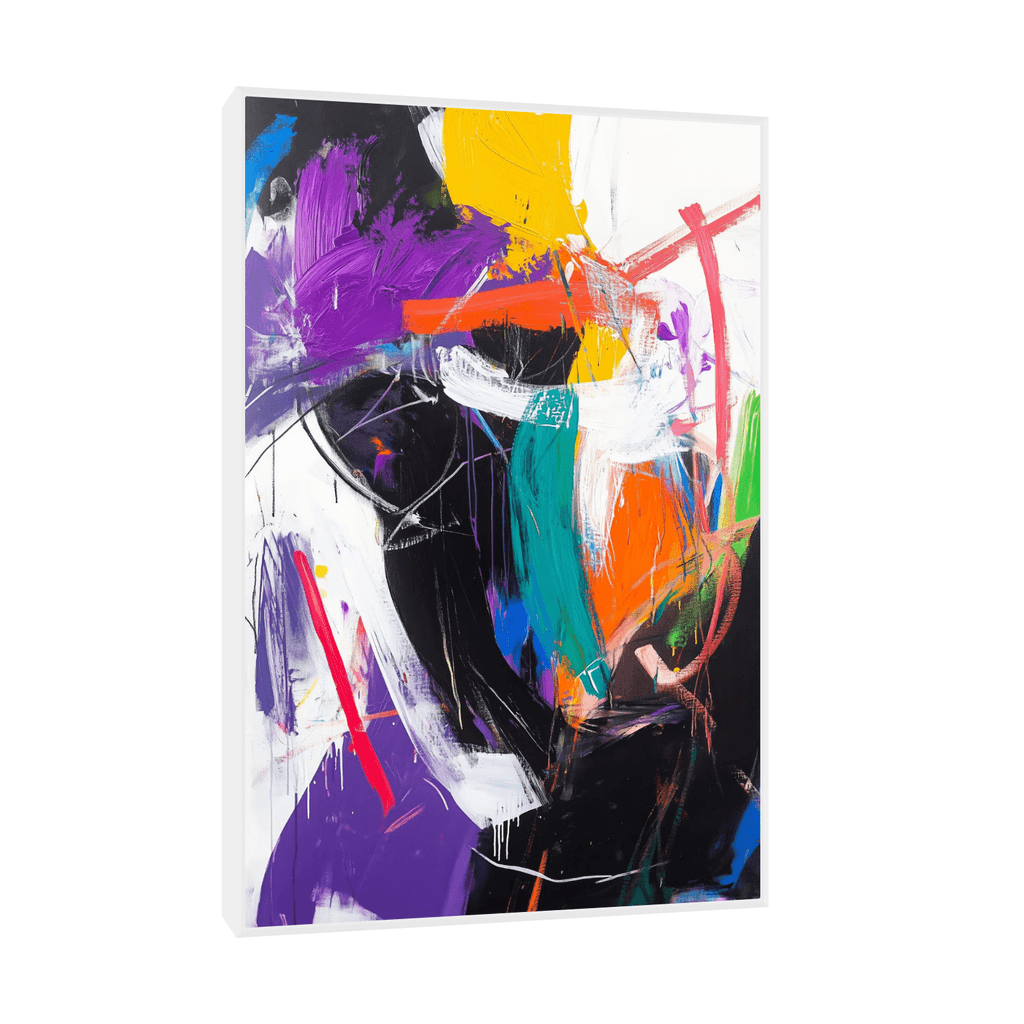 Canvas Slika na platnu Dijalog, 50x75cm, Sa ramom, Beli