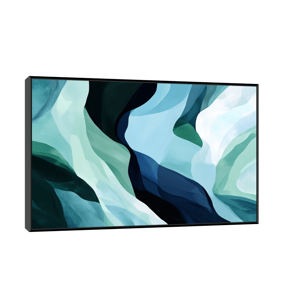 Canvas Slika na platnu Fragmenti, 75x45cm, Sa ramom, Crni