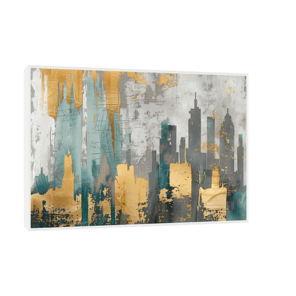 Canvas Slika na platnu Grad, 80x120cm, Sa ramom, Beli