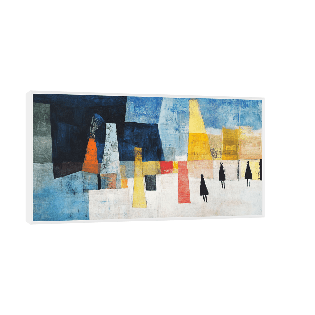 Canvas Slika na platnu Familija II, 60x30cm, Sa ramom, Beli