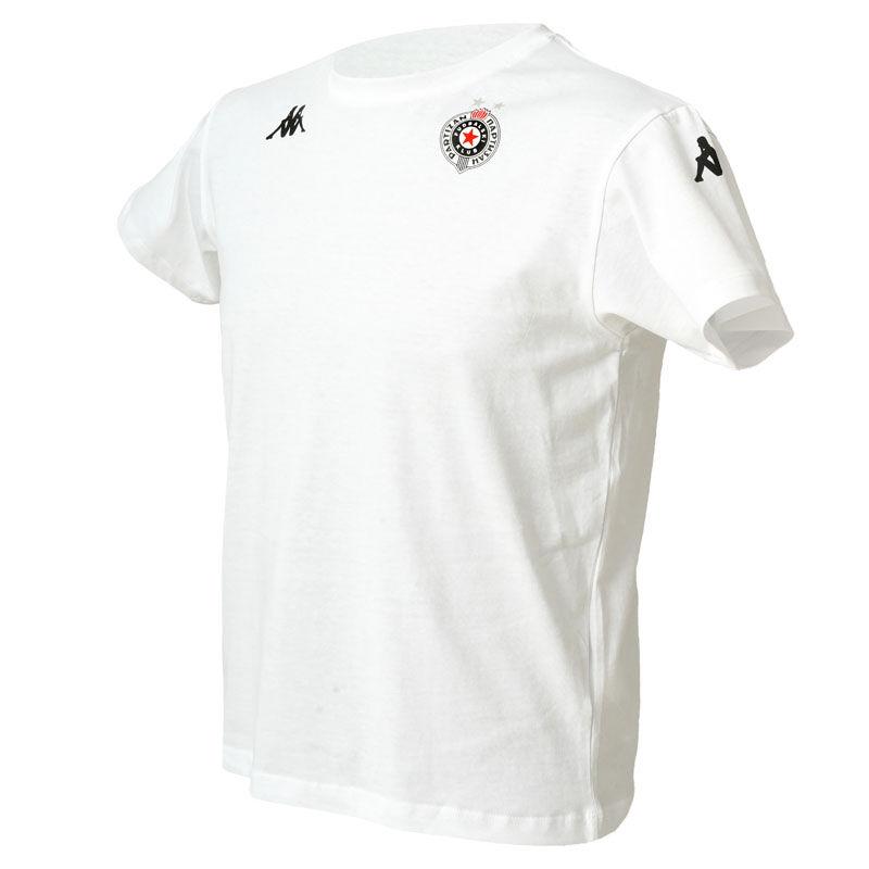 Kappa Majica kratkih rukava za dečake Amepar Partizan, Bela