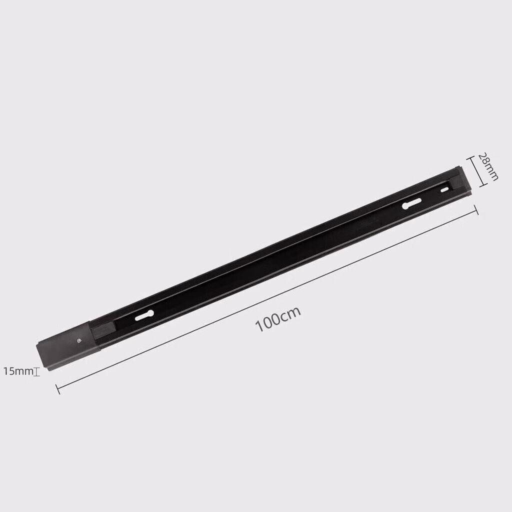 Dexin Šina za LED rasvetu, 1 m, Crna