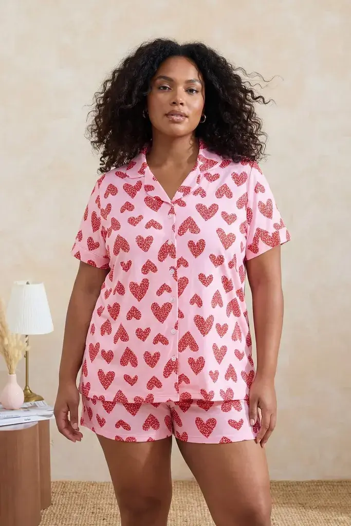 Trendyol Curve Ženska komplet pidžama TBBSS26AI00054, Roze