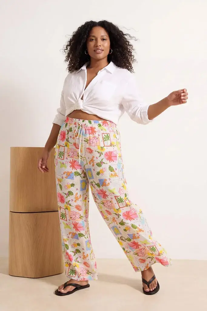 Trendyol Curve Ženske pantalone TBBSS26AR00018, Šarene
