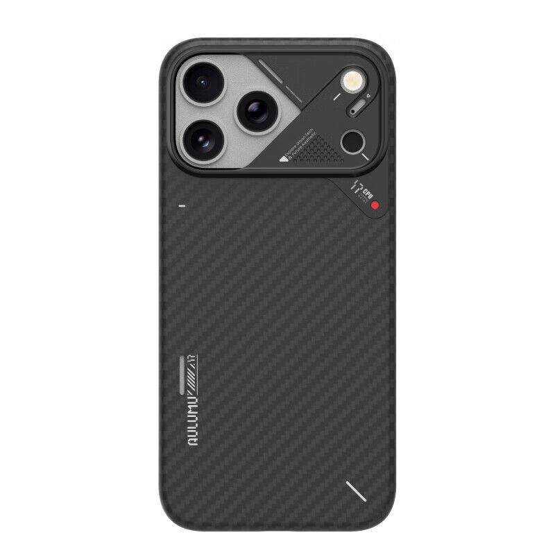 Aulumu Maska za mobilni telefon iPhone 17 Pro Max, Crna