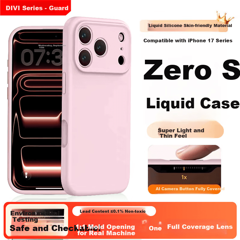 Divi Maska za mobilni telefon iPhone 17 Pro, Roza