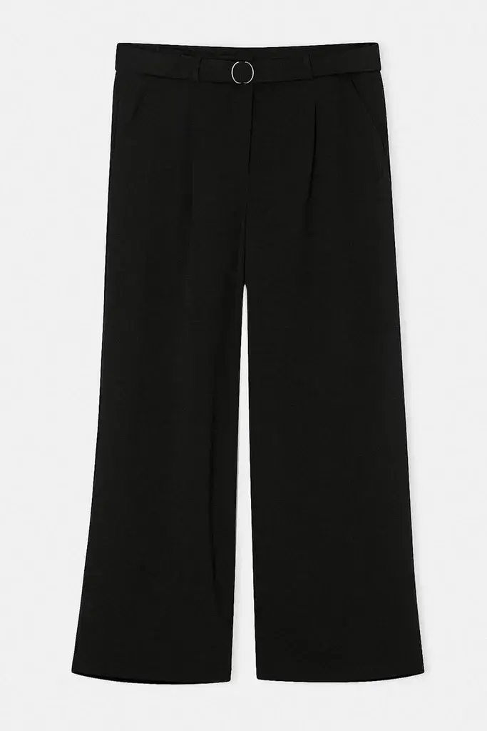 Trendyol Curve Ženske pantalone TBBSS26AR00047, Crne